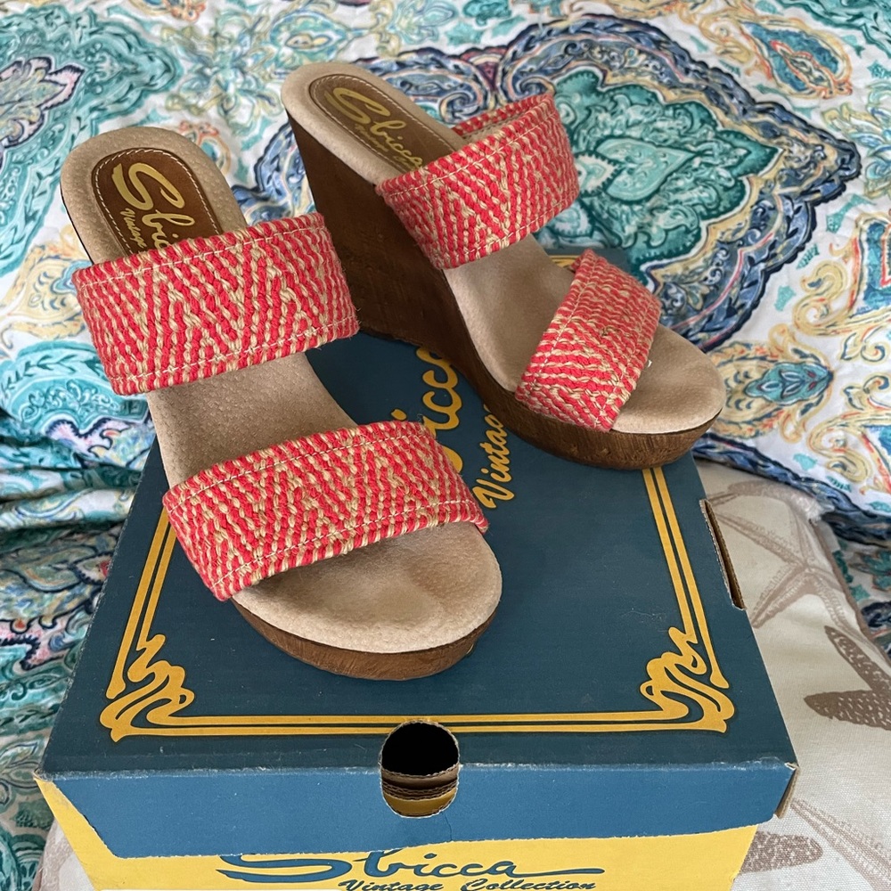 Women’s Red slip in shoes